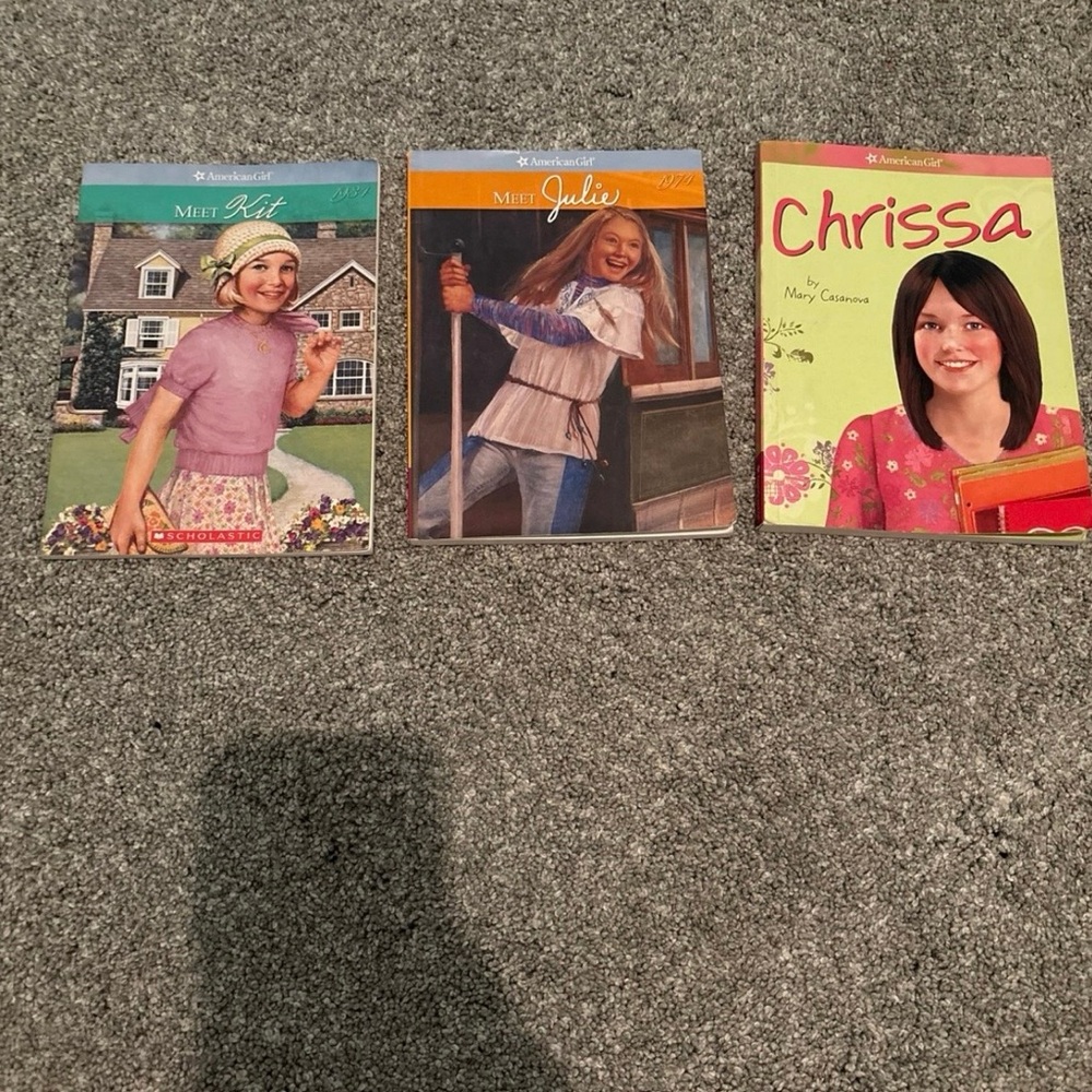American Girl Mini Doll Story Collection - Green, Orange, Pink Covers